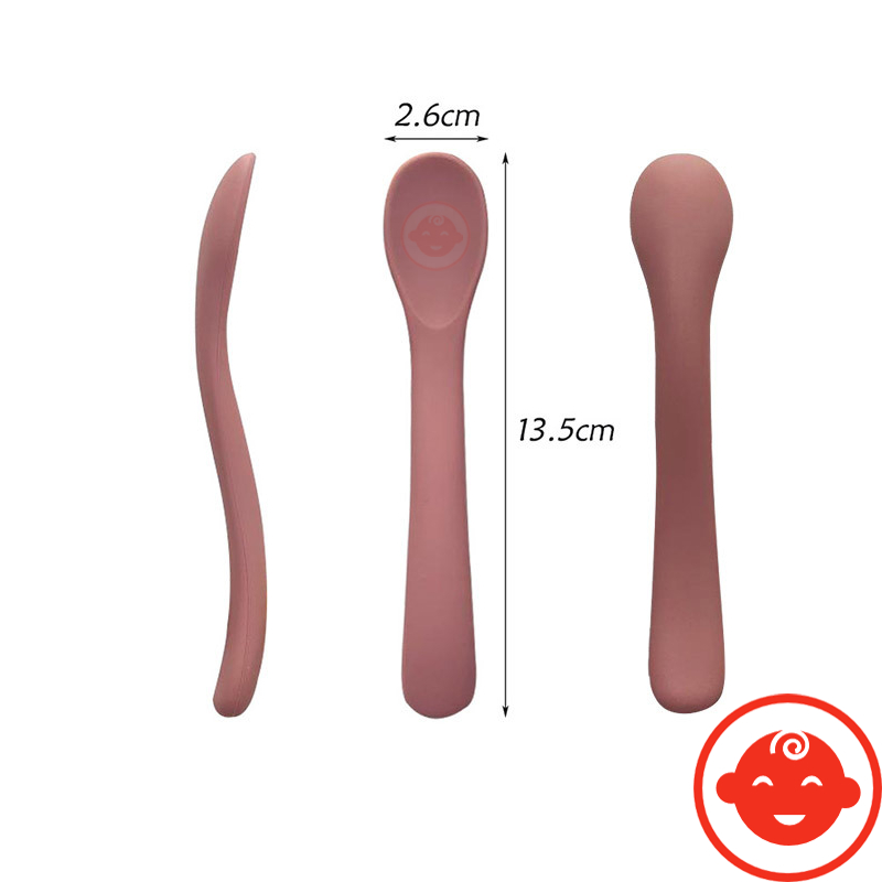 Thìa ăn dặm silicon MỀM DẺO cho bé TS01