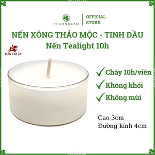 Nến Tealight đốt liên tục 10 giờ không khói không mùi, trang trí tạo không gian sang trọng ấm cúng