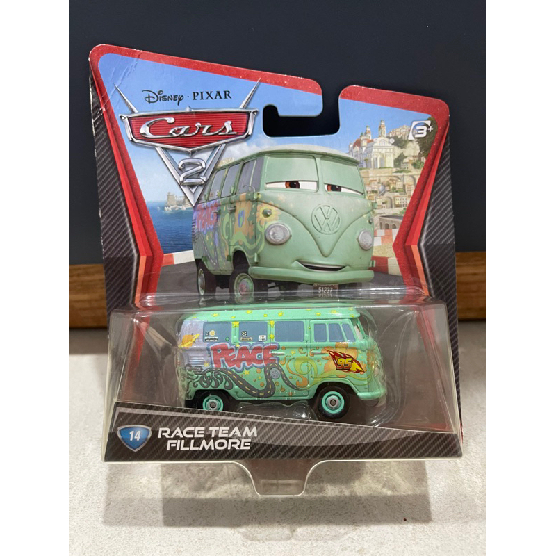 Xe mô hình đồ chơi cơ bản Disney Pixar 1:64 - CARS - Race Team Fillmore