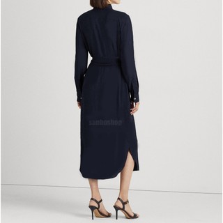 ĐẦM SƠMI R4LPH BELTED LONG SLEEVE
