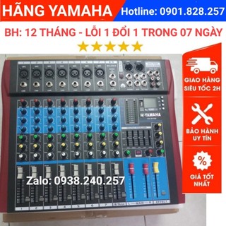 Bàn mixer yamaha NX-8USB có Bluetooth, USB hàng chuẩn cao cấp - bàn mixer yamaha 8 line