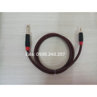 Dây chuyền tín hiệu 3.5 ra 6 Ly dây loại tốt xịn dài 1 mét