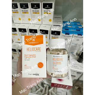 [Mãu mới] Viên uống chống nắng  Heliocare Oral 60 Capsule