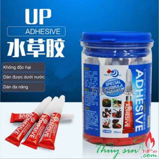 [HỎA TỐC] Keo dán thủy sinh ADHESIVE dán trên cạn, dưới nước được(1 hộp=25 tuýp)- Mua nhiều giảm giá