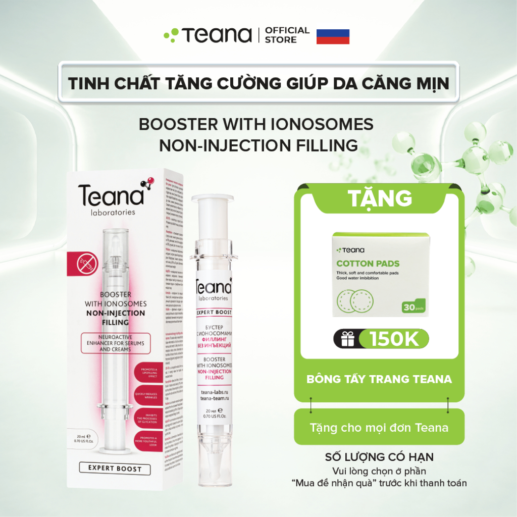 Tinh chất tăng cường Teana Booster With Ionosomes Non-injection Filling giúp da căng mịn 20ml