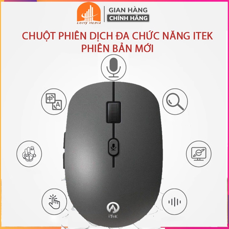 Chuột không dây thông minh phiên dịch đa ngôn ngữ Corisu ITek C2023 Plus - Bảo hành chính hãng 12 Tháng