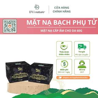 Mặt nạ bạch phụ tử D’Vi Nature cung cấp ẩm cho da giúp da căng bóng,  cung cấp colagen cho da