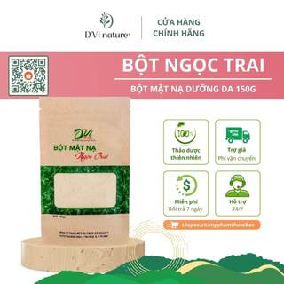 Mặt nạ ngọc trai D’Vi nature làm trắng hồng mịn màng da, cung cấp collagen thực vật giúp da chống lão hoá căng mịn