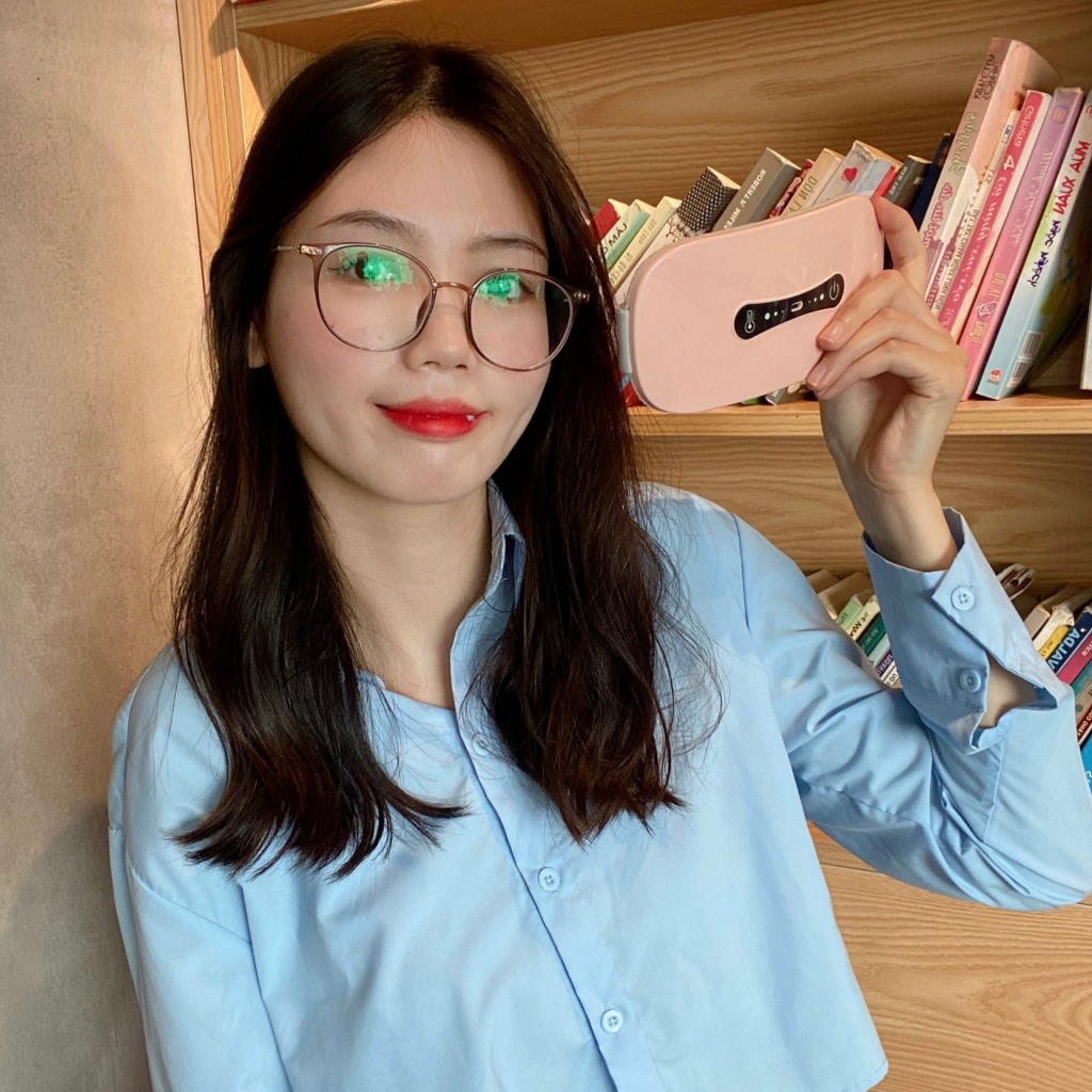 Máy massage bụng - Đai chườm nóng giảm đau bụng kinh tức thì 3 chế độ