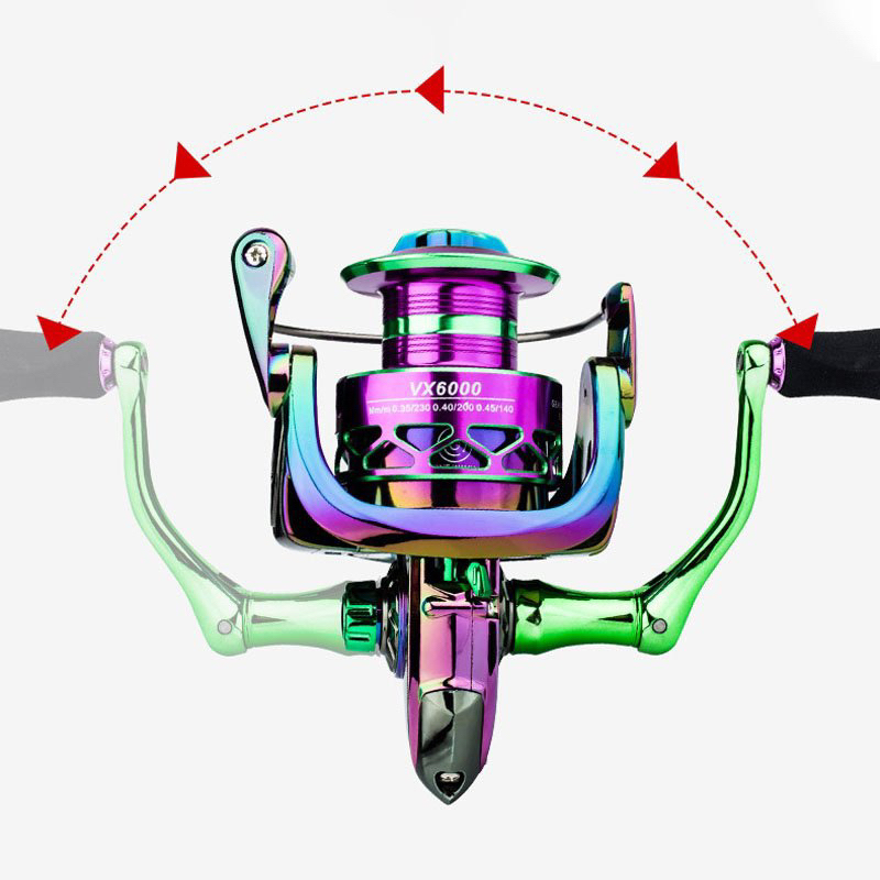 Máy câu cá titan VX size 3000 đến 7000 êm mượt