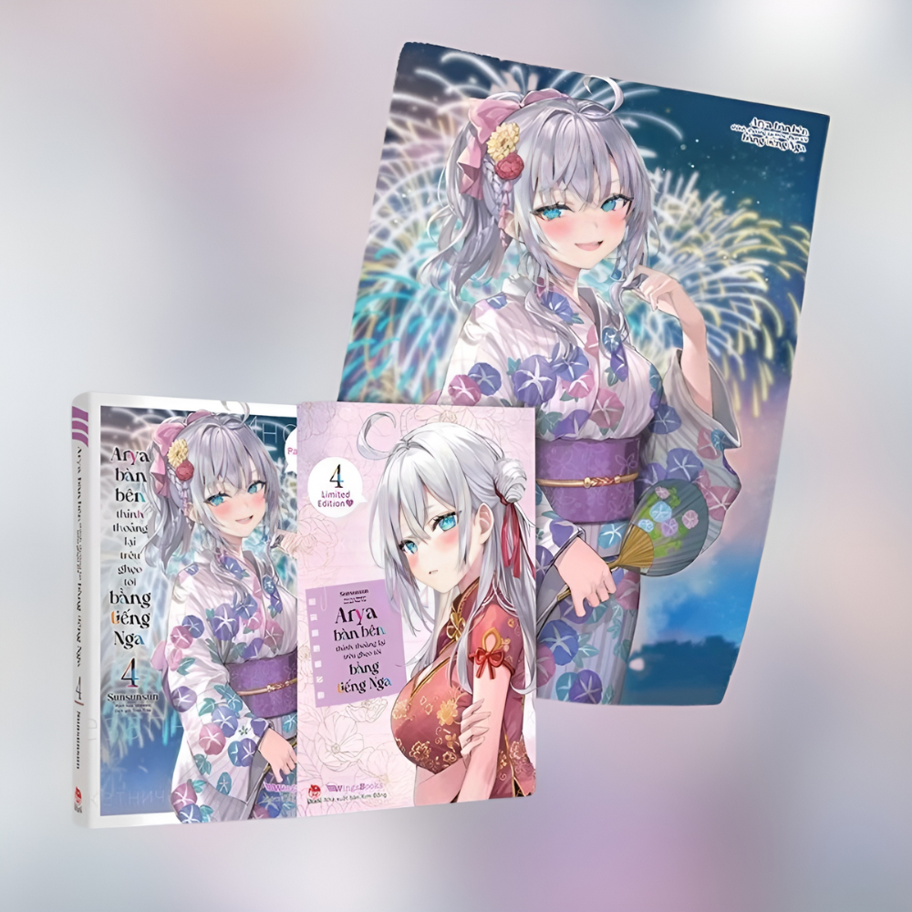 Sách | Arya Bàn Bên Thỉnh Thoảng Lại Trêu Ghẹo Tôi Bằng Tiếng Nga - Tập 4 ( Bản Thường + Boxset + Poster )