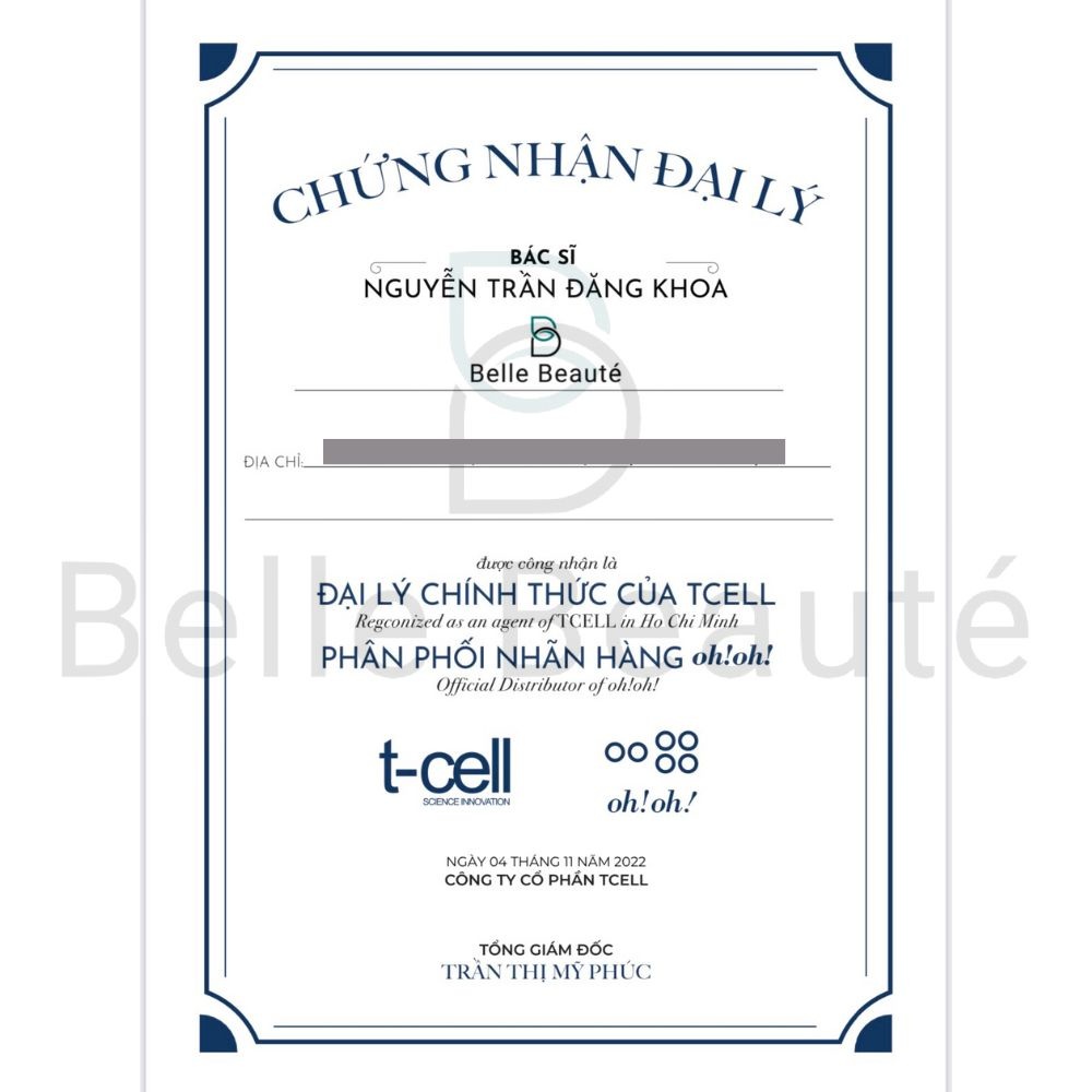 Tinh Chất Dưỡng Trắng Da Giảm Thâm Nám oh!oh! Skin Health Serum With 20% Niacinamide & Acetyl Glucosamine