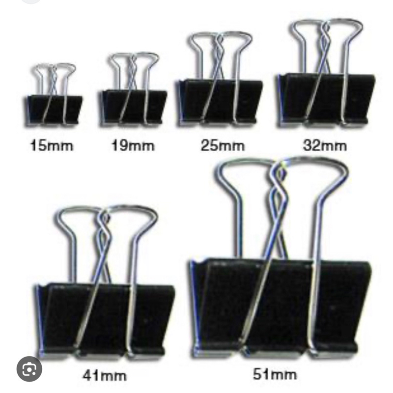 Kẹp bướm đen các cỡ