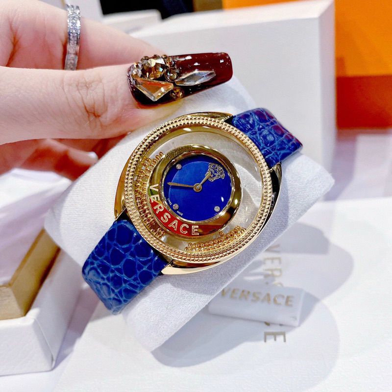 Đồng hồ nữ Versace Dây da