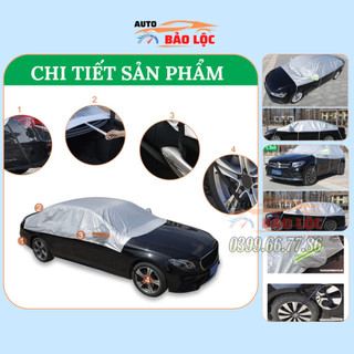 Bạt phủ nửa xe ô tô - Bạt che nóc xe hơi chống nóng, chống xước, chống mưa, cho các dòng xe