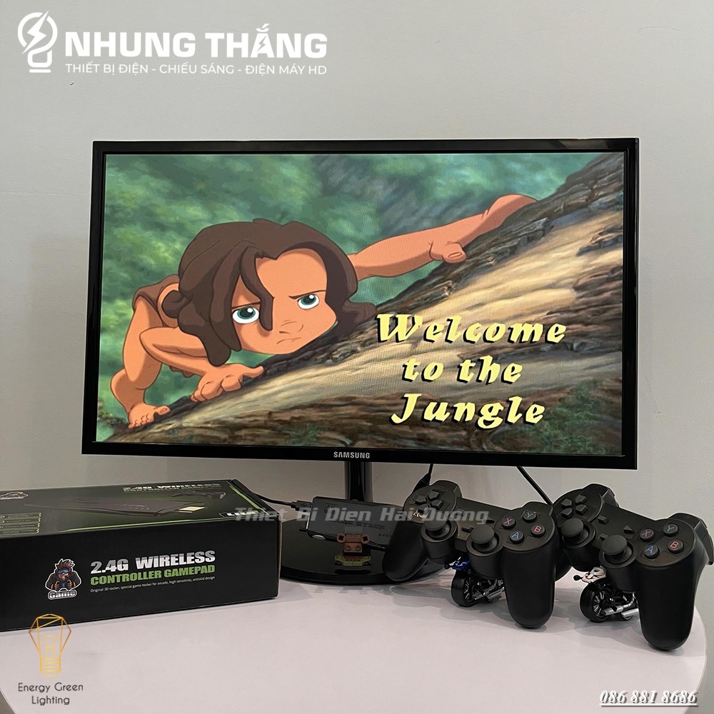 Máy Chơi Game Stick 4K MG-F10 - Kết Nối Không Dây WIFI 2.4G - HDMI TV 13000 Trò Chơi - Kèm Thẻ Nhớ 64gb