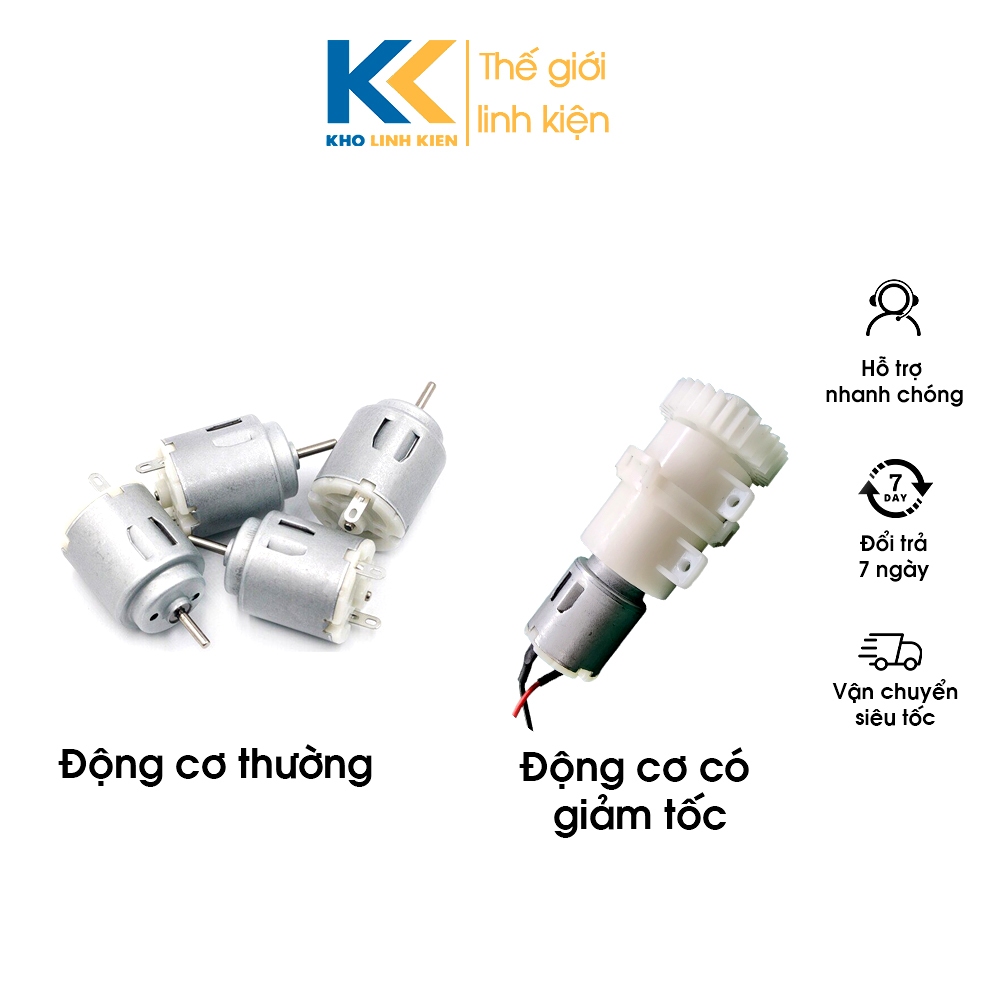 Xả Hàng ⚠️⚠️ Động Cơ mini 3V Bộ 5 Cái Sêu Rẻ