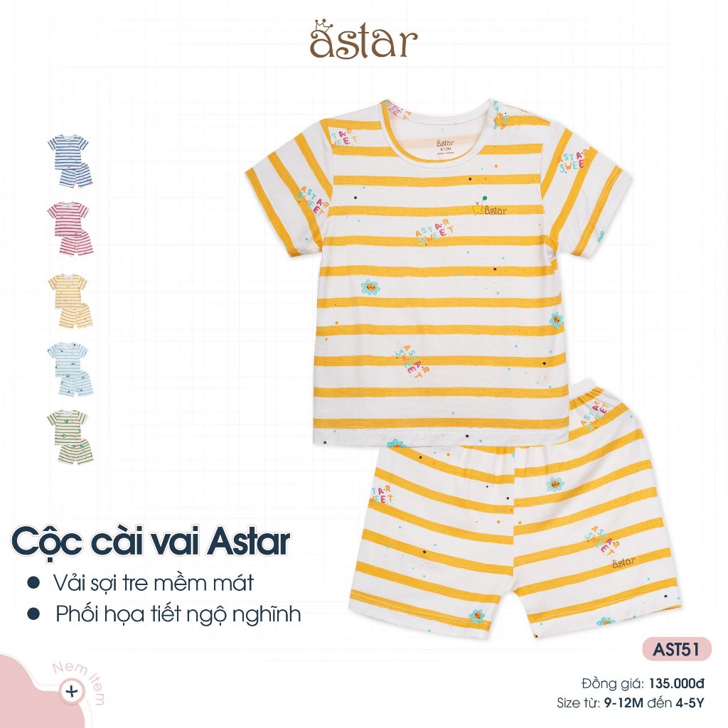 Bộ Cộc Cài Vai Astar