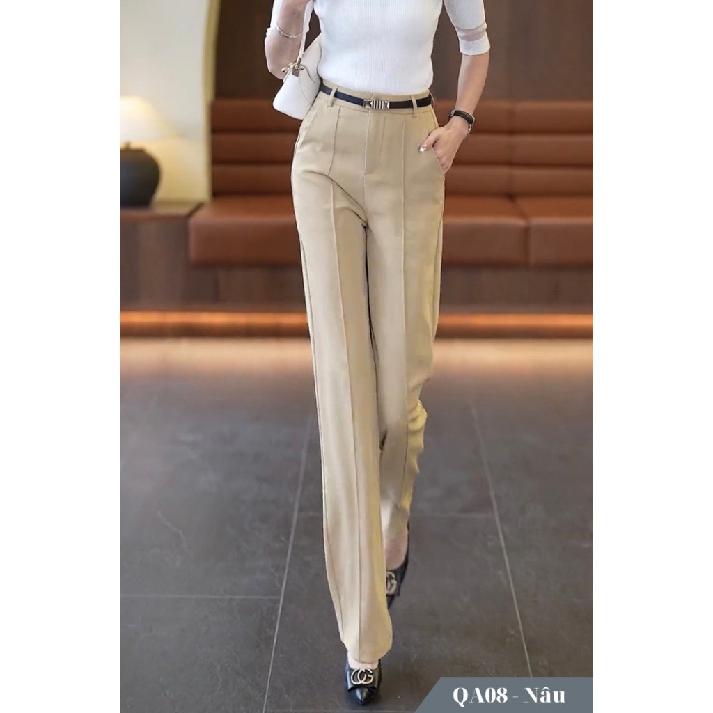 Quần Suông Loe Ống Rộng  - chất Mango Hàn loại 1-mã 6322