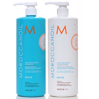 Dầu gội xả dưỡng ẩm moroccanoil hydration 1000ml chính hãng - phục hồi hư tổn tóc