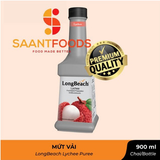 Mứt Vải - LongBeach Lychee Puree 900ml