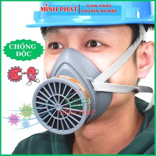 Mặt nạ phòng độc,chống độc 3700 dùng để phun sơn,chống hóa chất minh phát
