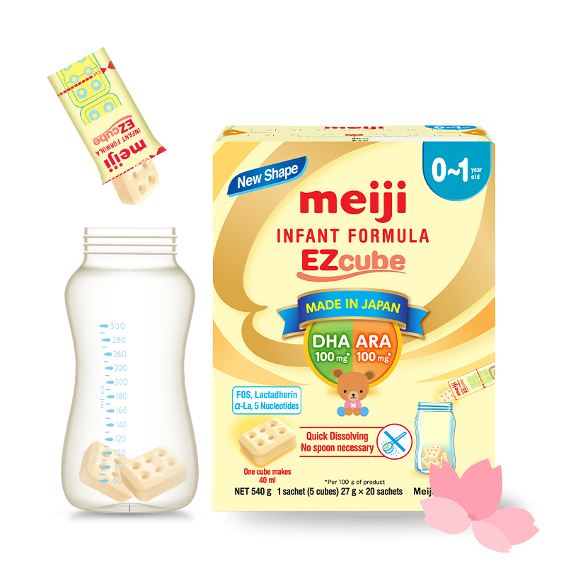 Sữa dạng thanh Meiji Infant Formula EZcube- Nhập khẩu chính hãng