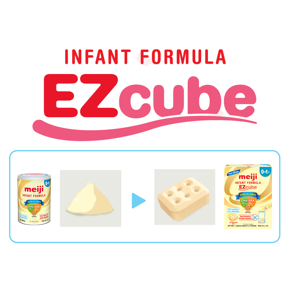 Sữa dạng thanh Meiji Infant Formula EZcube- Nhập khẩu chính hãng