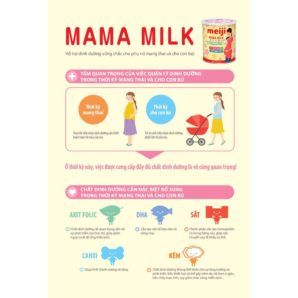 Sữa Meiji Mama Milk – Nhập khẩu chính hãng (350g)