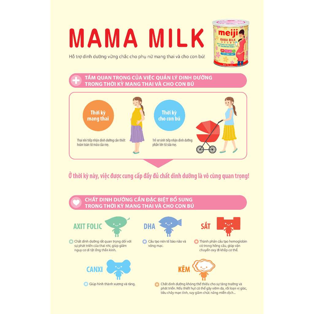 Sữa Meiji Mama Milk – Nhập khẩu chính hãng