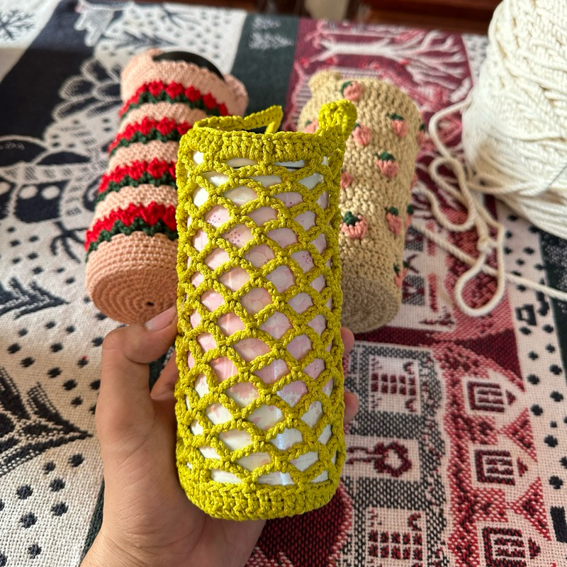 TÚI ĐỰNG BÌNH NƯỚC - CUP HOLDER MACRAME