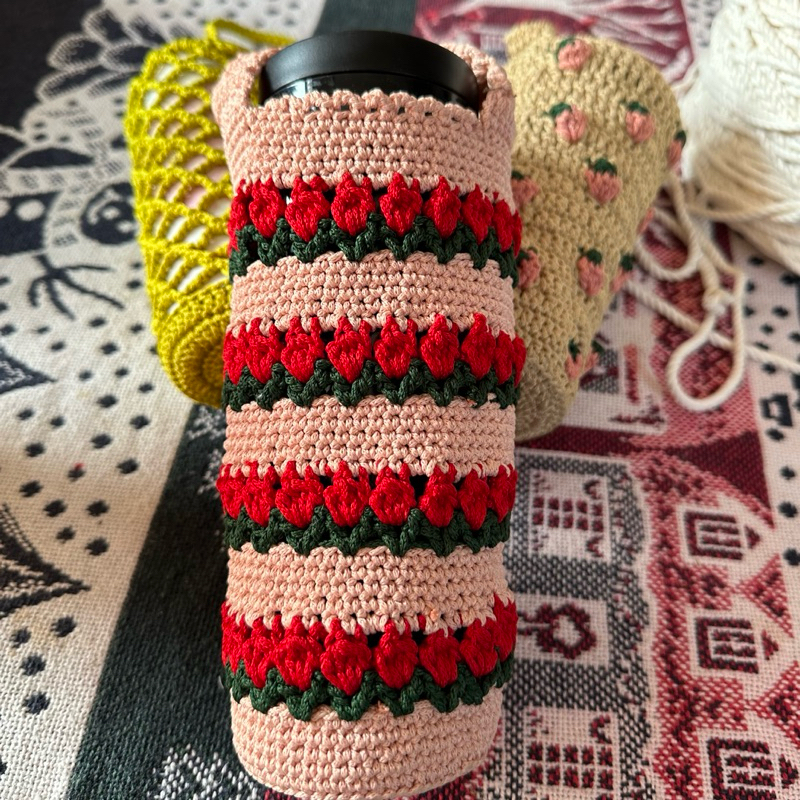 TÚI ĐỰNG BÌNH NƯỚC - CUP HOLDER MACRAME