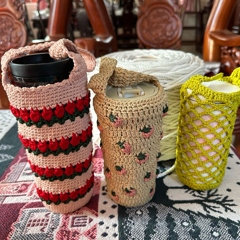 TÚI ĐỰNG BÌNH NƯỚC - CUP HOLDER MACRAME