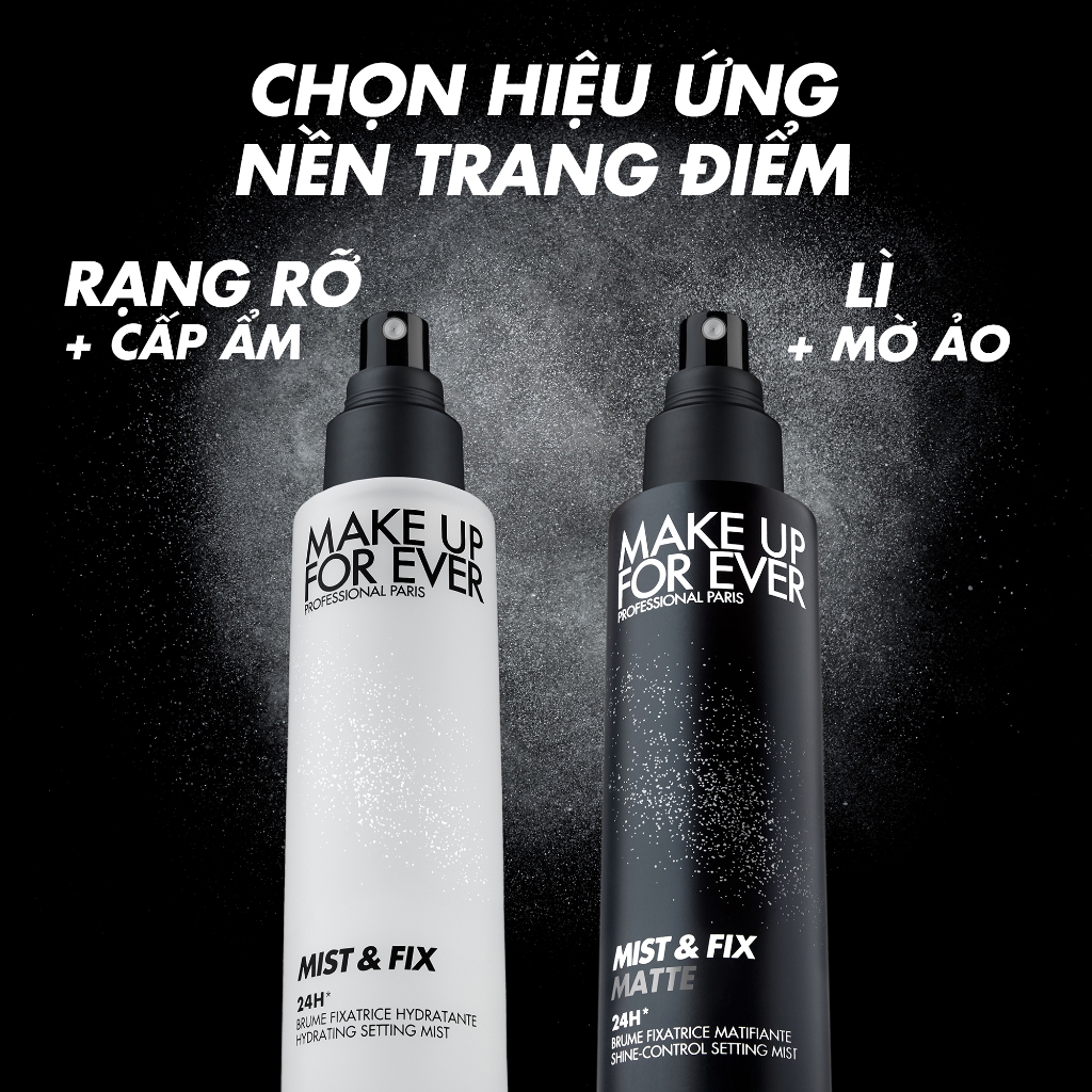 Bộ Sưu Tập Holiday 2023 Xịt Khóa Trang Điểm Cấp Ẩm Lâu Trôi Mist & Fix 100ml -  MAKE UP FOR EVER