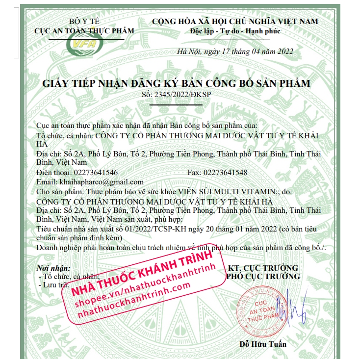 Viên sủi vitamin vị CHANH LEO - tăng lực, giải khát, thơm ngon