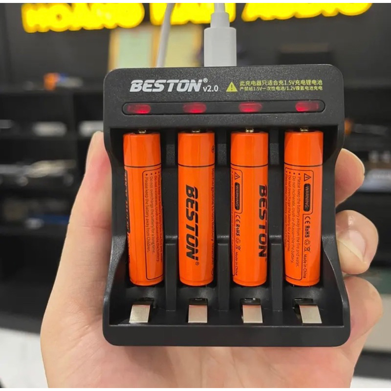 Combo sạc và pin 1.5v pin sạc AA AAA 1.5v dung lượng cao