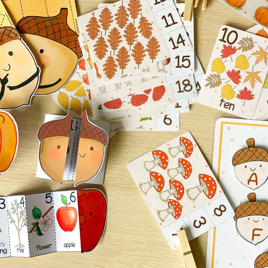 Học liệu Fall Activities cho bé- Happyfunny