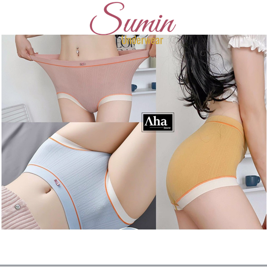 Quần lót cotton dệt kim kháng khuẩn co dãn thoải mái freesize 40-62 kg QC04 SuMinn Store