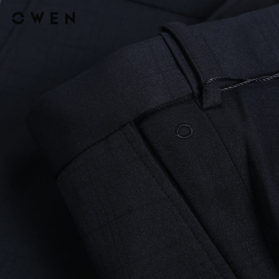 Quần âu tây nam công sở cao cấp OWEN QRT231481 dáng regular fit và slim fit  vải nano mềm mát