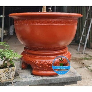 Khuôn đúc chậu cảnh ABS tròn 73 kèm chân đôn.