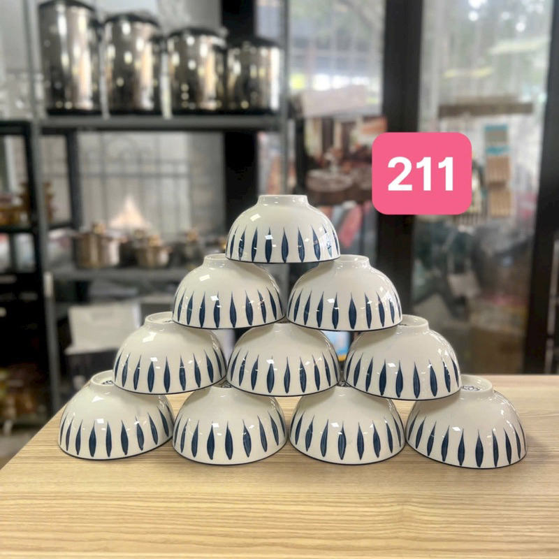 Set 10 bát ăn cơm 4D