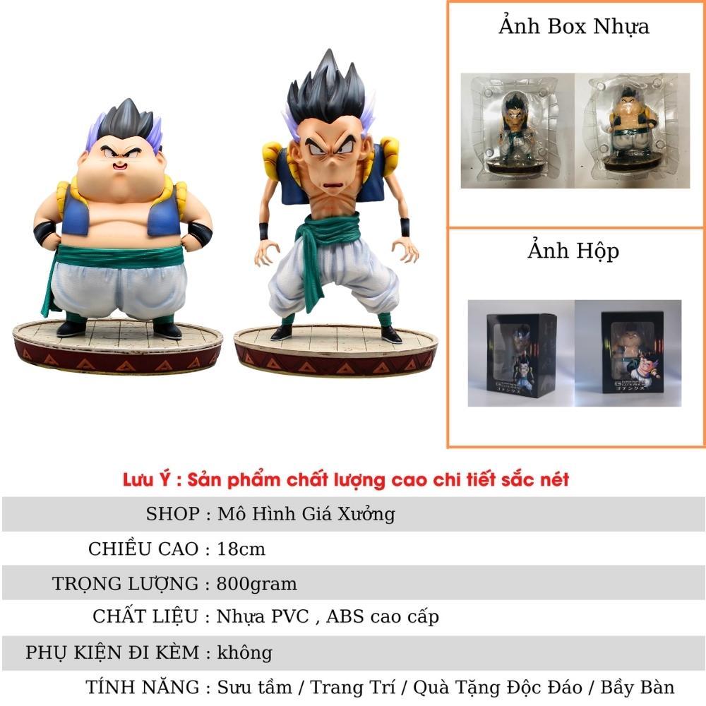 Mô Hình DragonBall Gotenks Gầy Béo - Cao 18cm - nặng 800gram - Phụ kiện : Đế - Figure DragonBall - Có Hộp màu