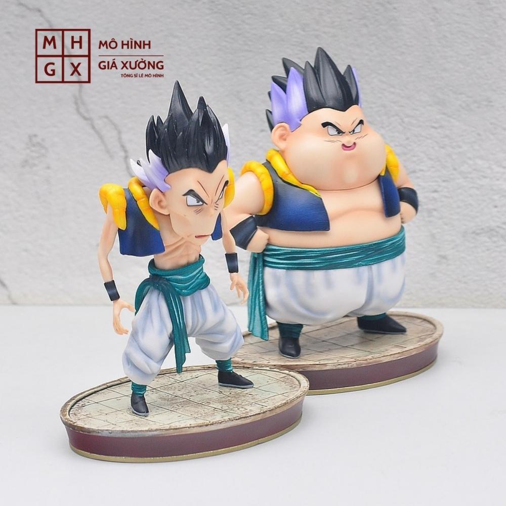 Mô Hình DragonBall Gotenks Gầy Béo - Cao 18cm - nặng 800gram - Phụ kiện : Đế - Figure DragonBall - Có Hộp màu
