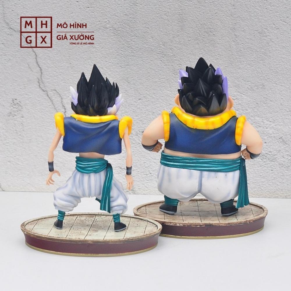 Mô Hình DragonBall Gotenks Gầy Béo - Cao 18cm - nặng 800gram - Phụ kiện : Đế - Figure DragonBall - Có Hộp màu