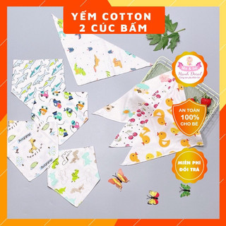 yếm quàng cổ có cúc bấm cho bé