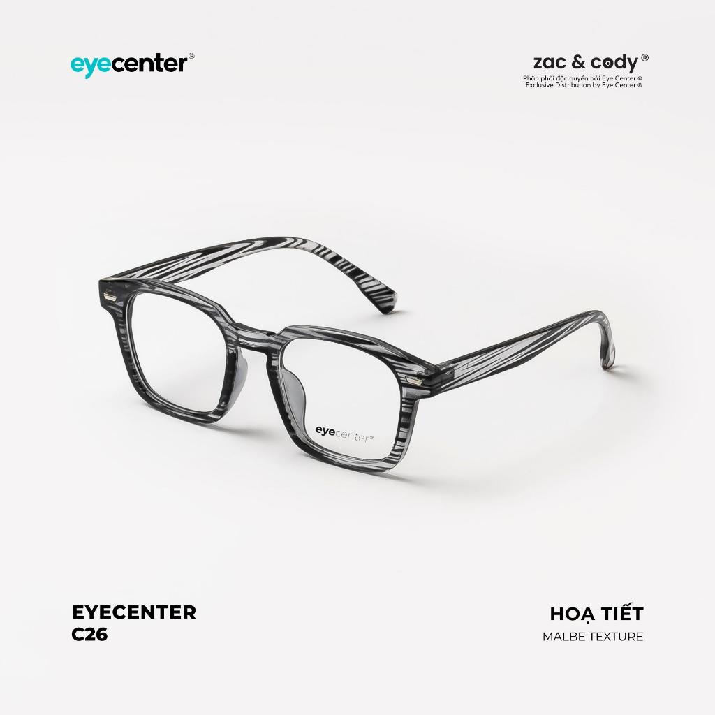 Gọng kính nam nữ chính hãng EYECENTER C26S nhựa dẻo nhập khẩu by Eye Center Vietnam
