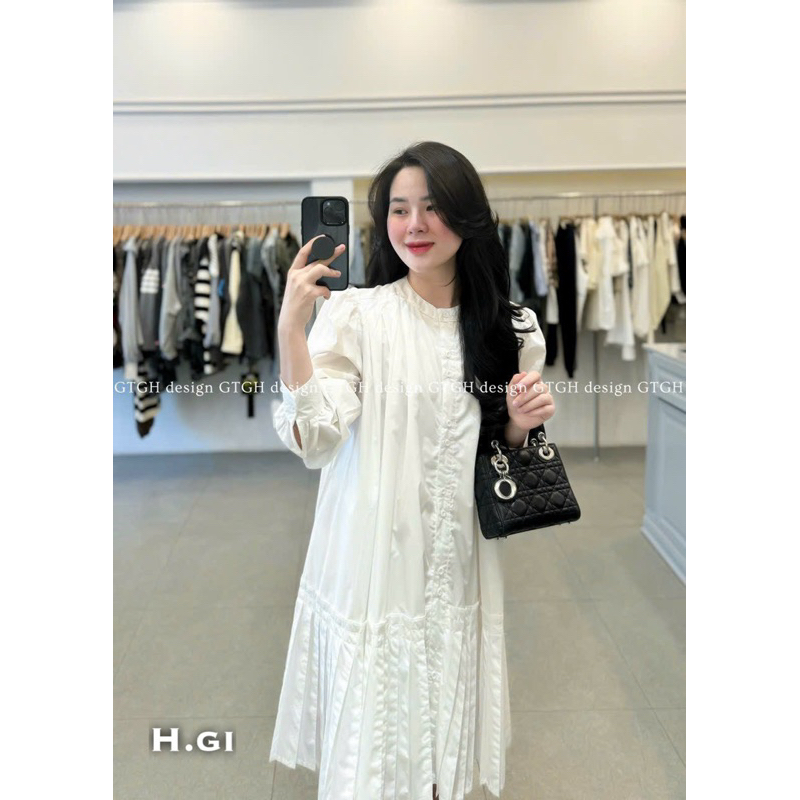 Váy sơmi xuông chất thô lạnh mềm mát