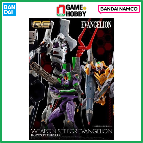 PHỤ KIỆN MÔ HÌNH BANDAI WEAPON SET FOR EVANGELION RG CHÍNH HÃNG BANDAI