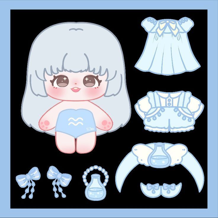 Bộ sưu tập búp bê giấy chibi siêu xinh - búp bê Chibi phiên bản Blackpink và rất nhiều mẫu Chibi mới nhất, rẻ nhất
