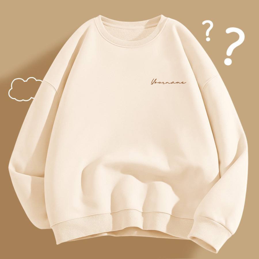 Áo Sweater thêu tên theo yêu cầu